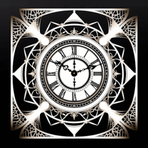 CNC Fiber Laser cutting Clock faces