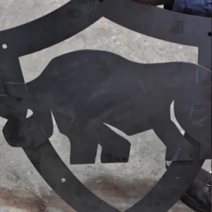Company logo signs